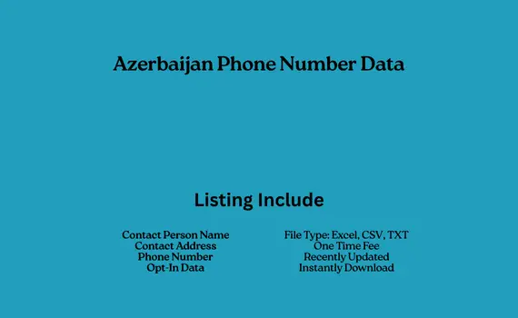 Azerbaijan phone number data