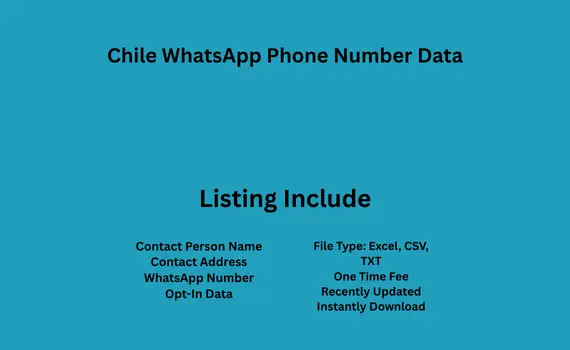 Chile whatsapp phone number data