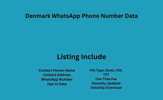 Denmark whatsapp phone number data