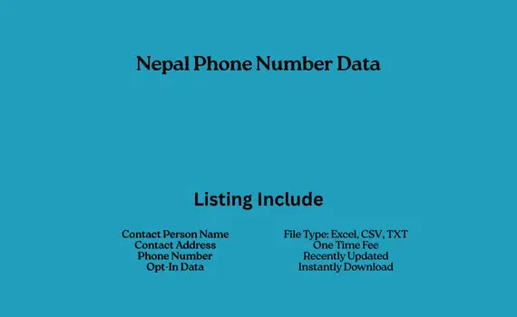 Nepal phone number data