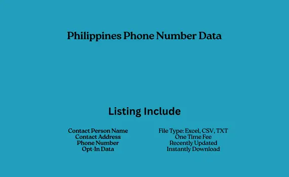 Philippines phone number data