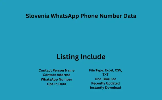 Slovenia whatsapp phone number data