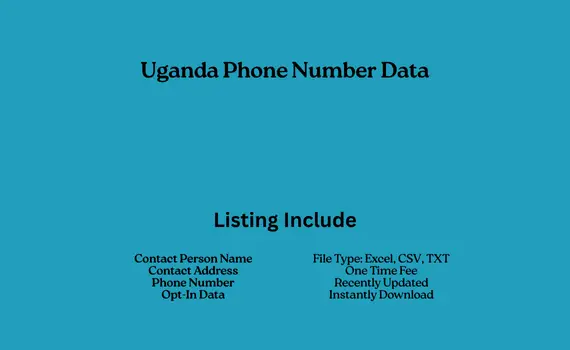 Uganda phone number data